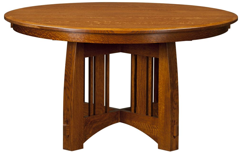 round mission kitchen table